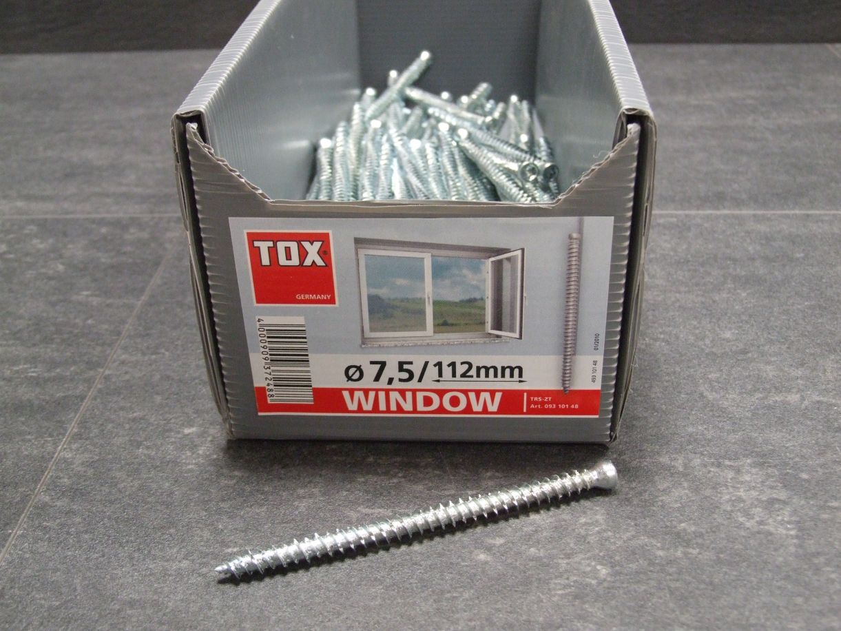Rahmenschraube Window Pro 

7,5x112 mm, ohne Kopf, 09310148

