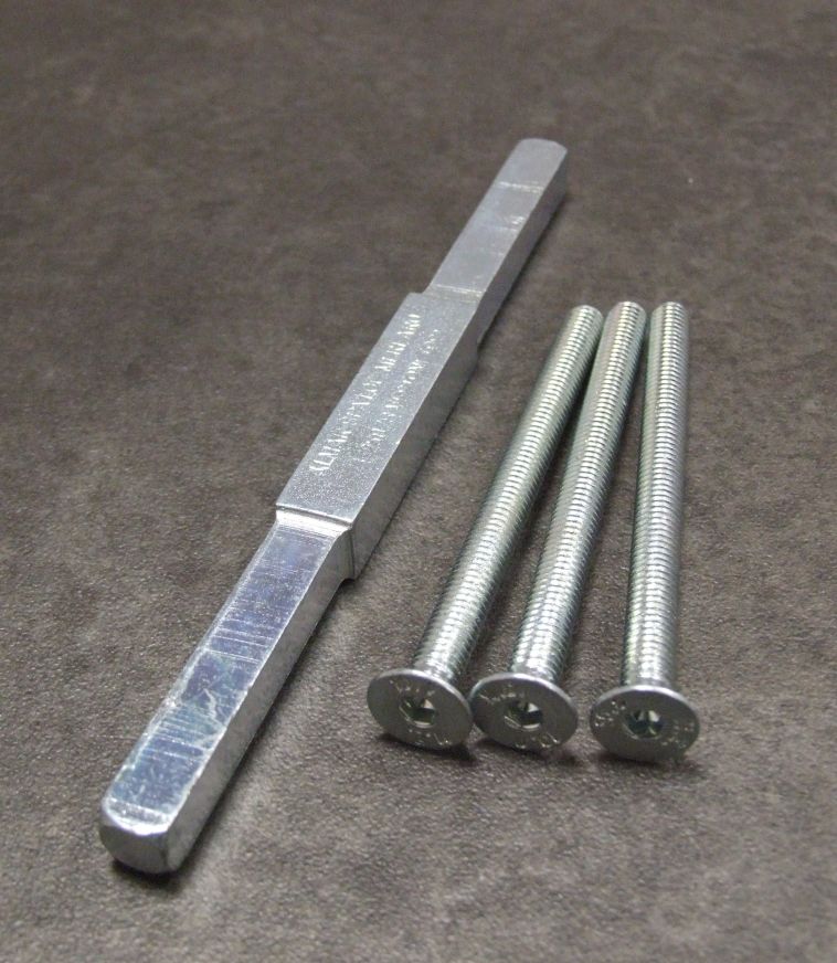 Set Vierkantstift mit Schrauben, 

Drücker/Drücker, Stift 8/10/8 mm, 32301770

