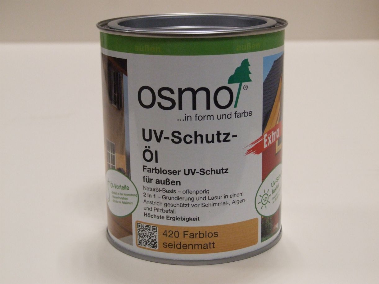 OSMO UV-Schutz-Öl 420 farblos,

wirkstoffhaltig, 0,75 l; 11600026

