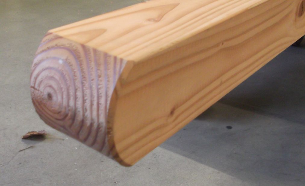 Rundkopfpfosten Douglasie 

9x9x190 cm gehobelt, roh 

Art. 518300

