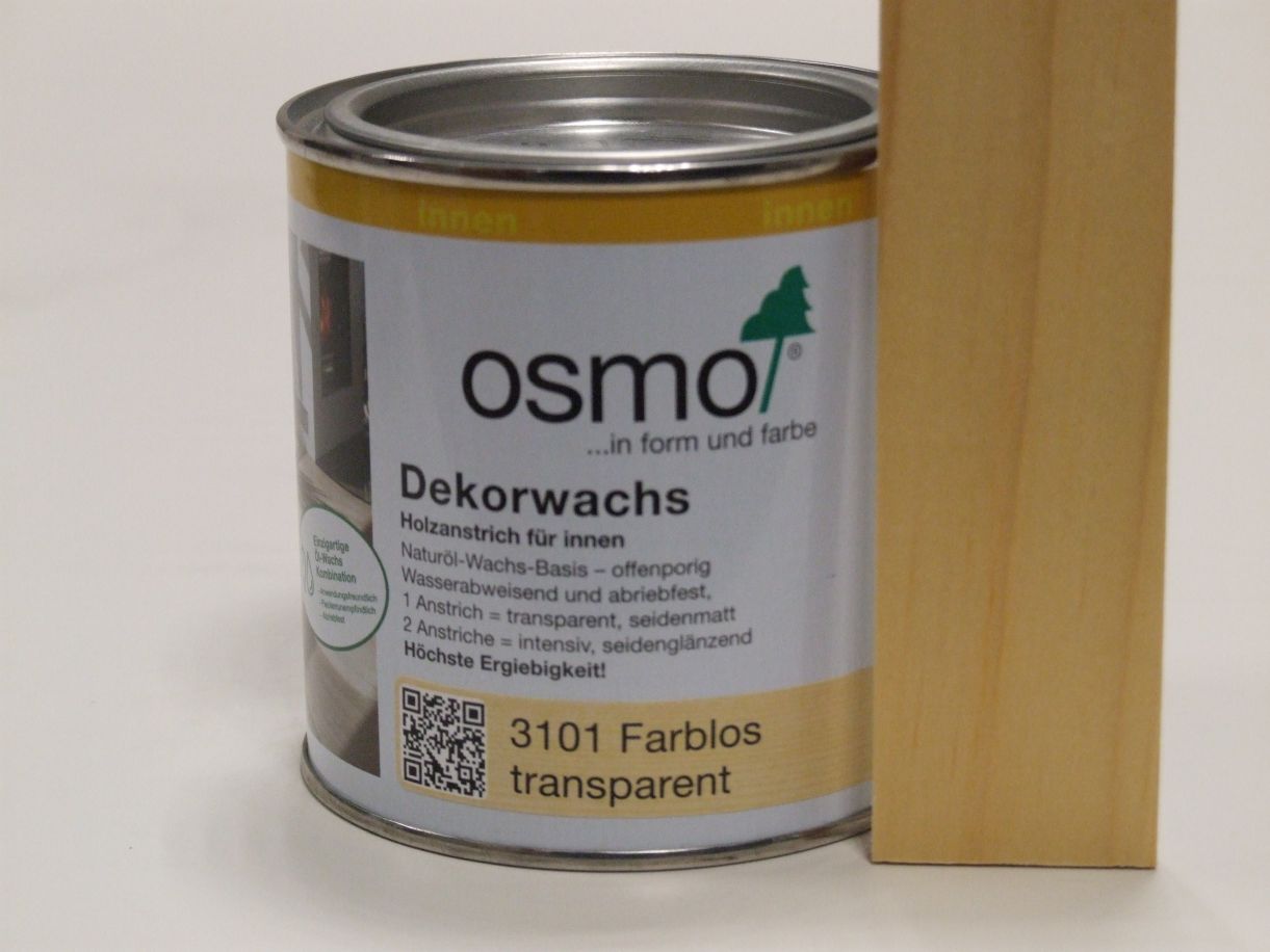 OSMO Dekorwachs Farblos transparent 3101;

0,375 l; 10100001

