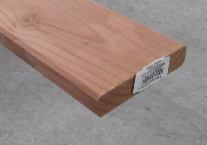 Konstruktionsholz Douglasie, 

gehobelt/gefast, roh 18x90x2000 mm

