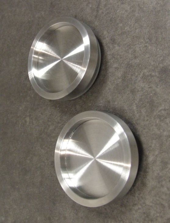 Muschelgriff für Glastüren, geschlossen, 

Edelstahl, 59 mm; 981.525.530


