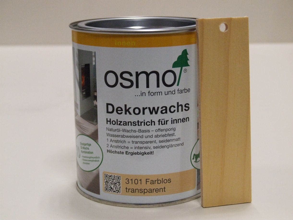 OSMO Dekorwachs Farblos transparent 3101; 

0,75 l; 10100002


