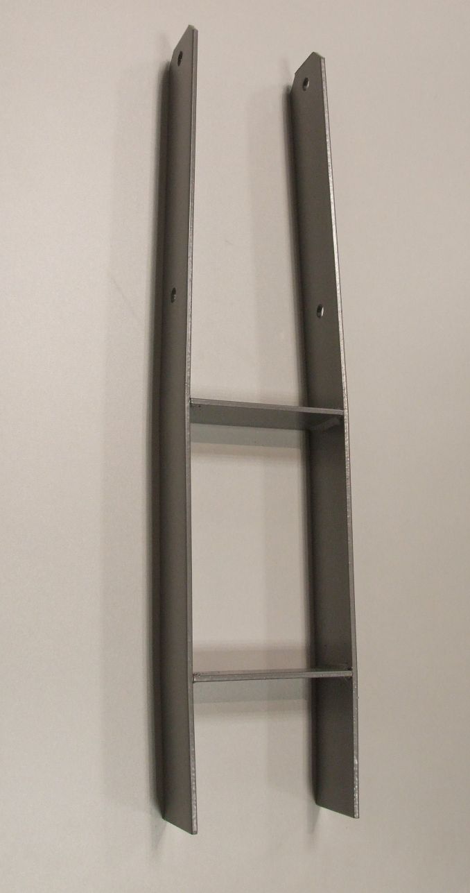 Pfostenträger H-Form 121x600x5 mm, 

Spritzlackiert

