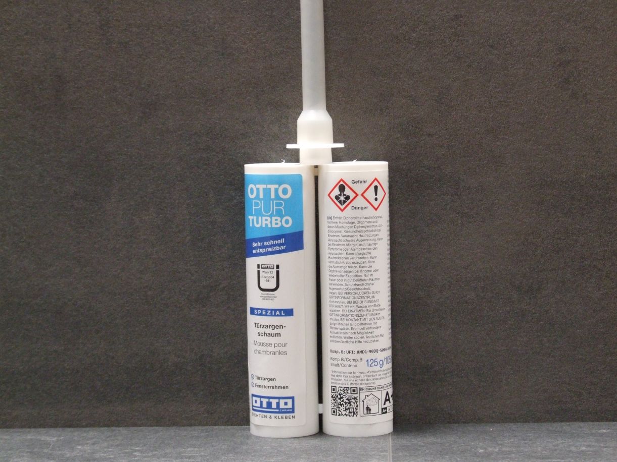 OTTOPUR Turbo 2K-Zargenschaum 

2x105 ml Doppelkartusche; OPTU-21

