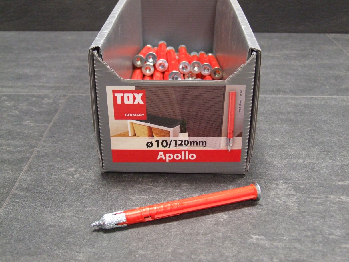 Allzweck Rahmendübel Apollo 

10x120 mm, 049101241,  VE/ 50 St.

