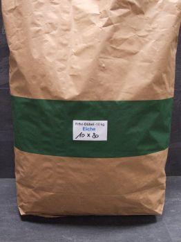 Holzdübel geriffelt, 10x80 mm, Eiche, 

10 kg-Sack, 503301S

