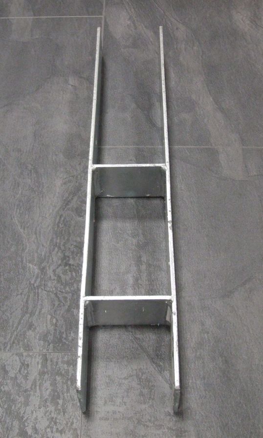 Pfostenträger H-Form 101x600 mm, 

feuerverzinkt, 203917

