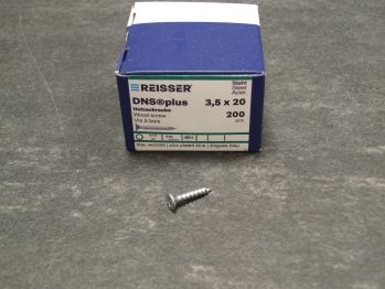 DNS plus Spanplattenschraube, 3,5x20 mm,

VG, TX20, blau passiviert,

200 St./ Kleinpaket, 524667

