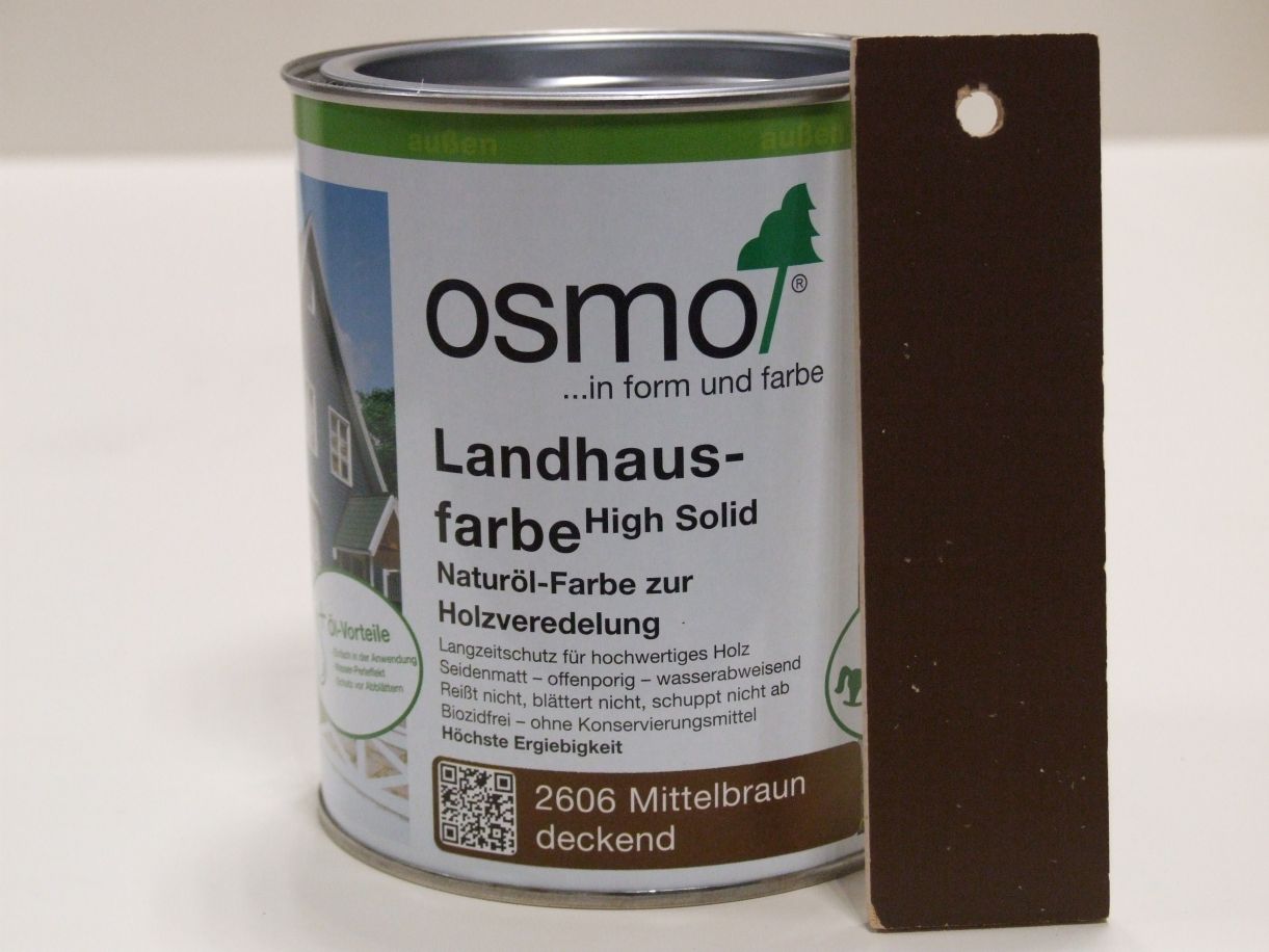 OSMO Landhausfarbe Mittelbraun 2606;

0,75 l; 11400011

