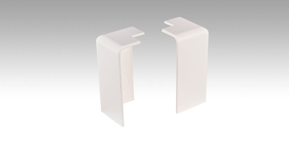 Außenecke selbstklebend zu FUL Profil 

15 MK / 20 PK / 20 PK Aqua 

Weiß 2001 (2 St./VE) - Art. 800034-02-02001

