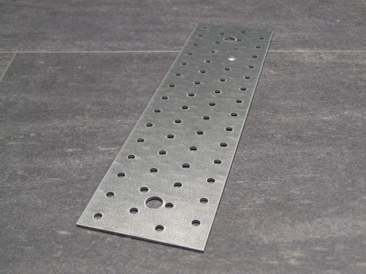 Lochplatte 300x80x2,00 mm, 

sendzimirverzinkt, 331474

