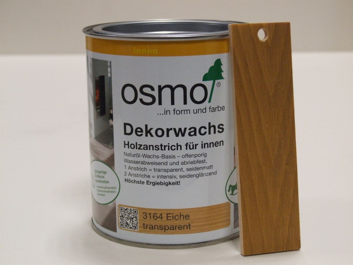 OSMO Dekorwachs Eiche transparent 3164, 

0,75 l; 10100032

