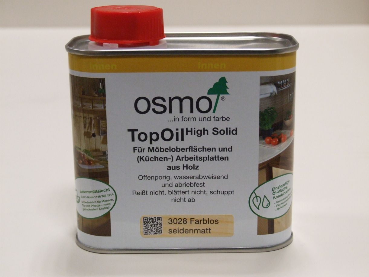 OSMO TopOil farblos seidenmatt 3028, 

0,5 l; 10300049

