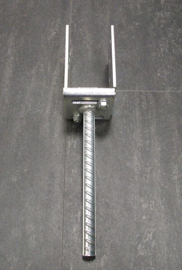 Pfostenträger U-Form 71 bis 131 mm,

Betonanker Riffelstahl, 214494

