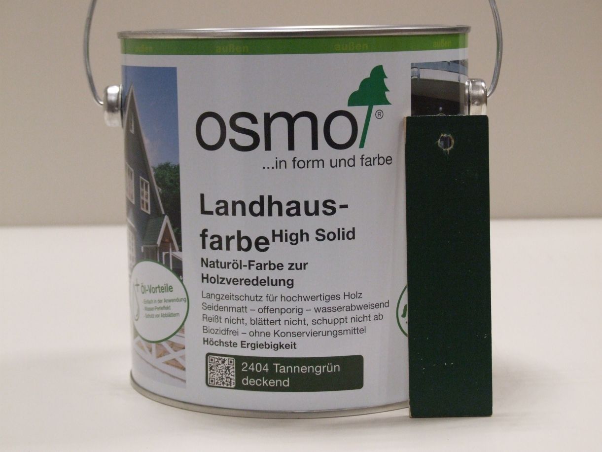 OSMO Landhausfarbe Tannengrün 2404;

2,5 l; 11400004

