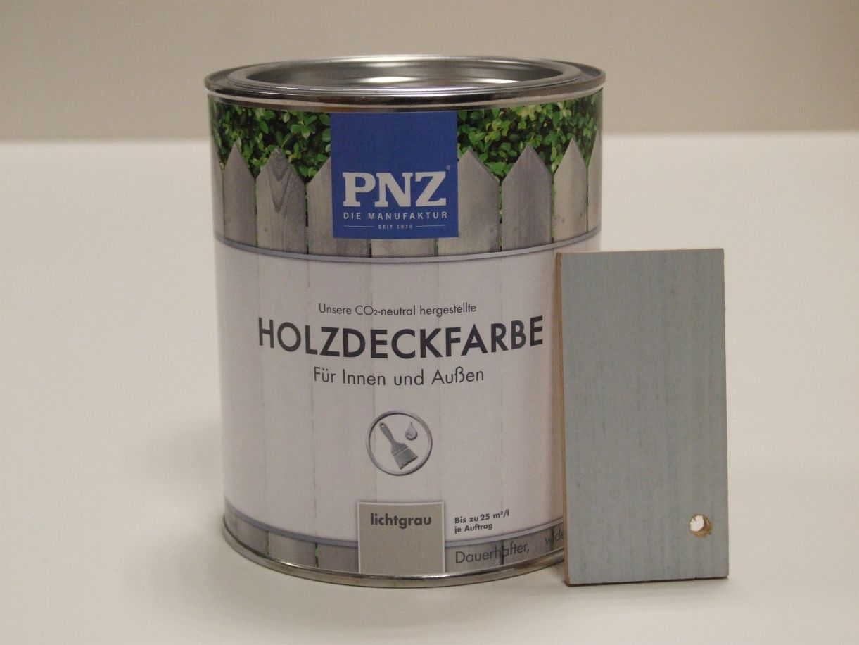 PNZ Holzdeckfarbe lichtgrau, 0,75 l; 75038

