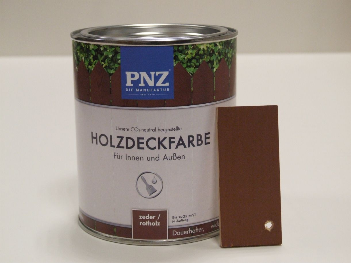 PNZ Holzdeckfarbe zeder / rotholz, 0,75 l; 75028

