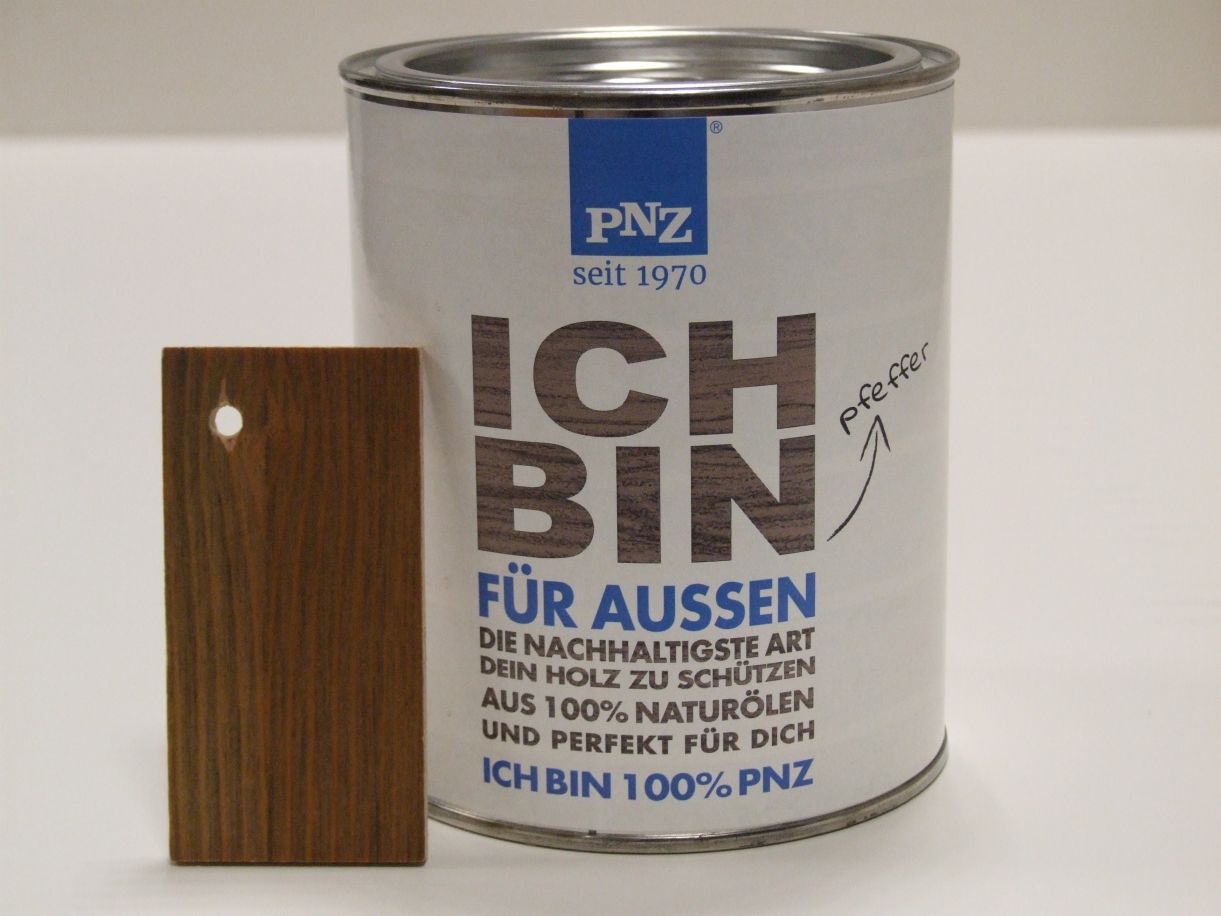 Das PNZ-Öl-Außen 100 % Naturöl, 

pfeffer, 0,75 l; 05187

