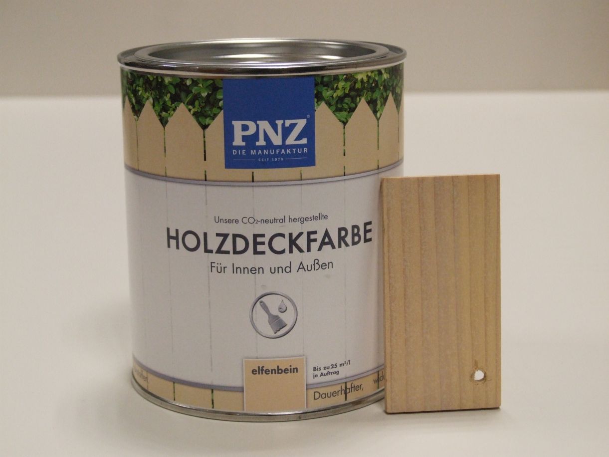 PNZ Holzdeckfarbe elfenbein, 0,75 l; 75029


