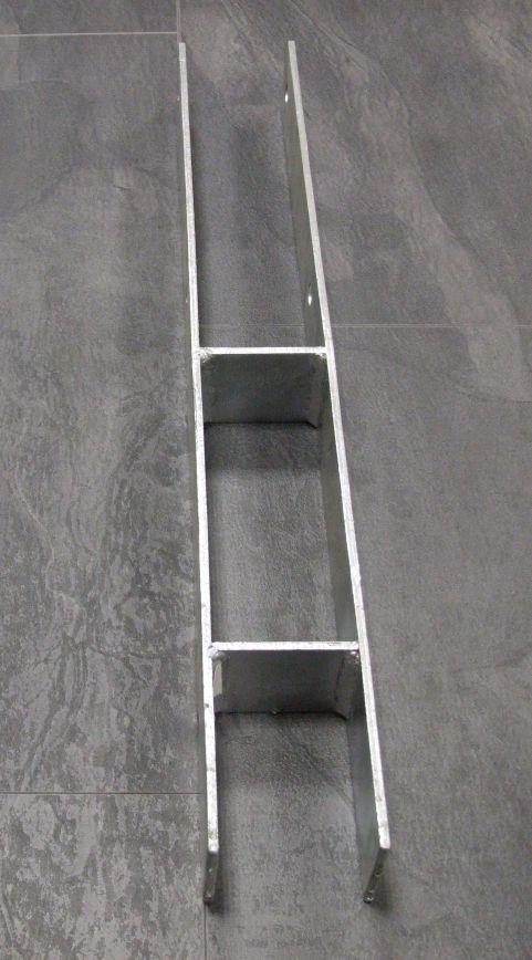 Pfostenträger H-Form 71x600 mm,

feuerverzinkt, 213800

