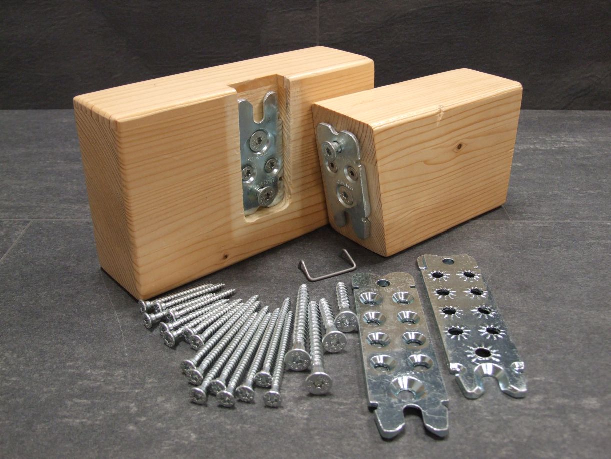 KNAPP RICON® System 140/40 EA

incl. Schrauben, verzinkt, K365 bestehend aus:

2 x RICON, 8x SK 5x50 mm, 8 x SK 5,80 mm

2 x SK 8x50 mm, 2 x  SK 8x80 mm

1 x Sperrbügel



