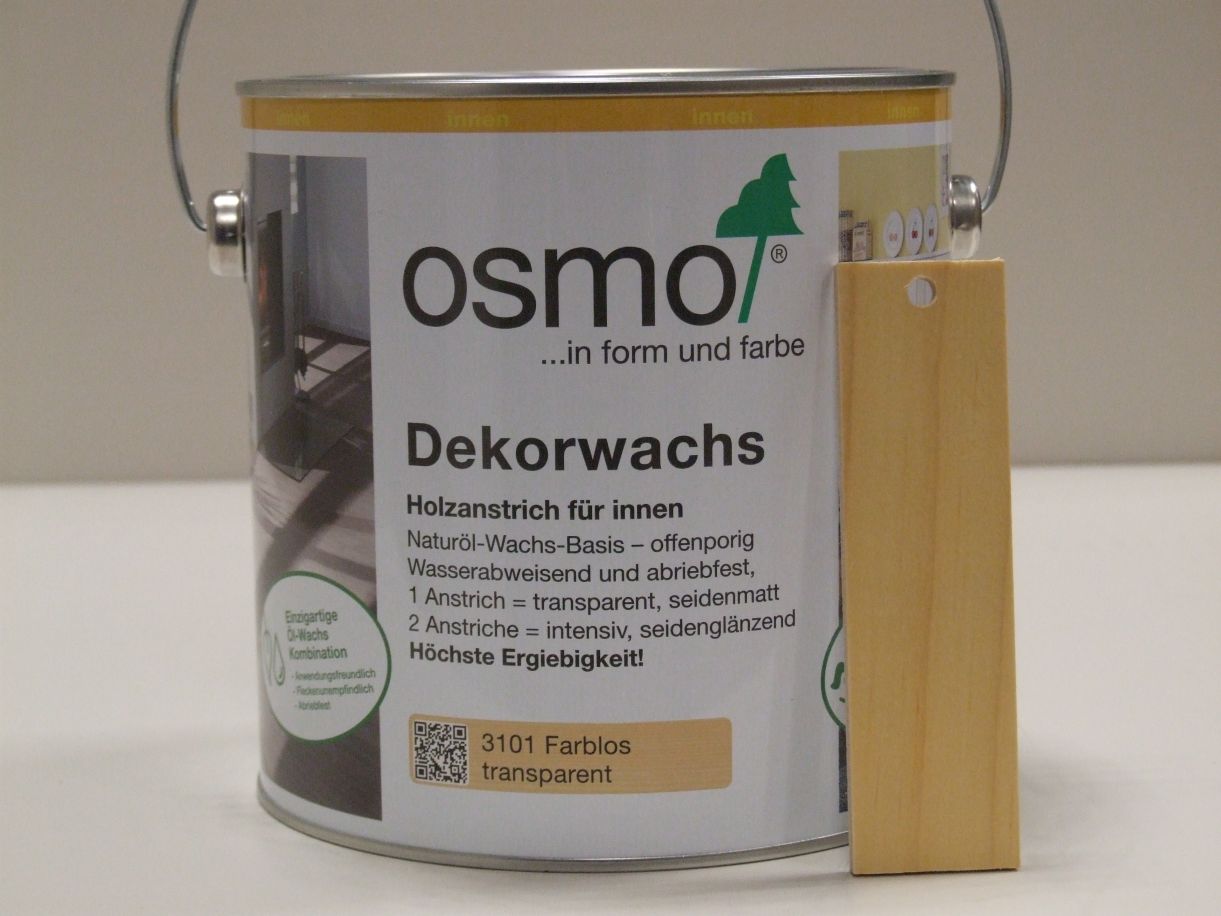 OSMO Dekorwachs Farblos transparent 3101; 

2,5 l; 10100003

