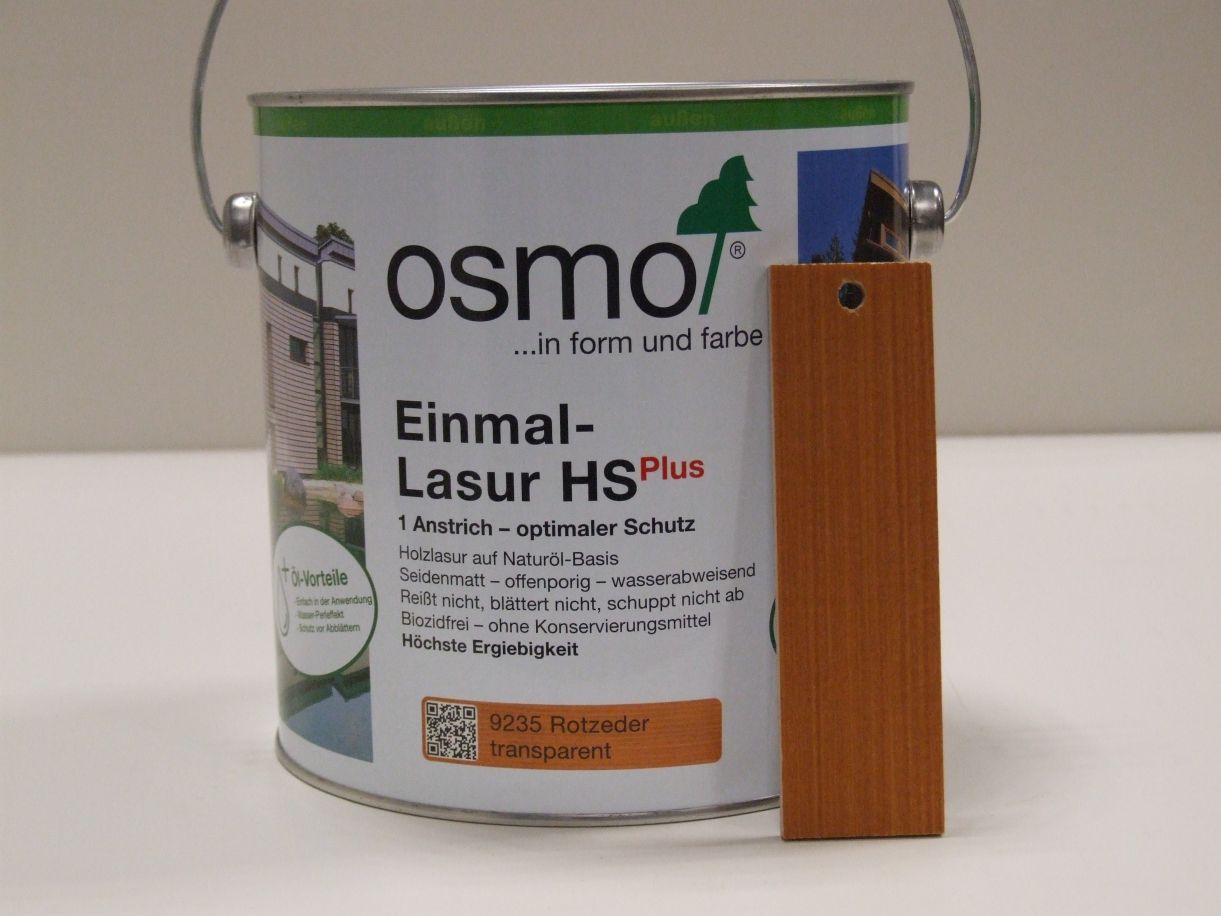 OSMO Einmal-Lasur Rotzeder 9235,

2,5 l; 11101035

