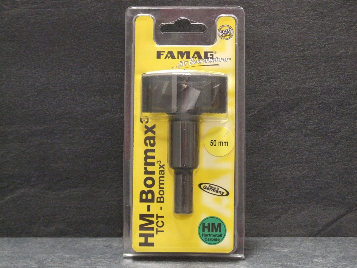Forstnerbohrer Bormax³ 50 mm, 

HM-bestückt; 1663.050

