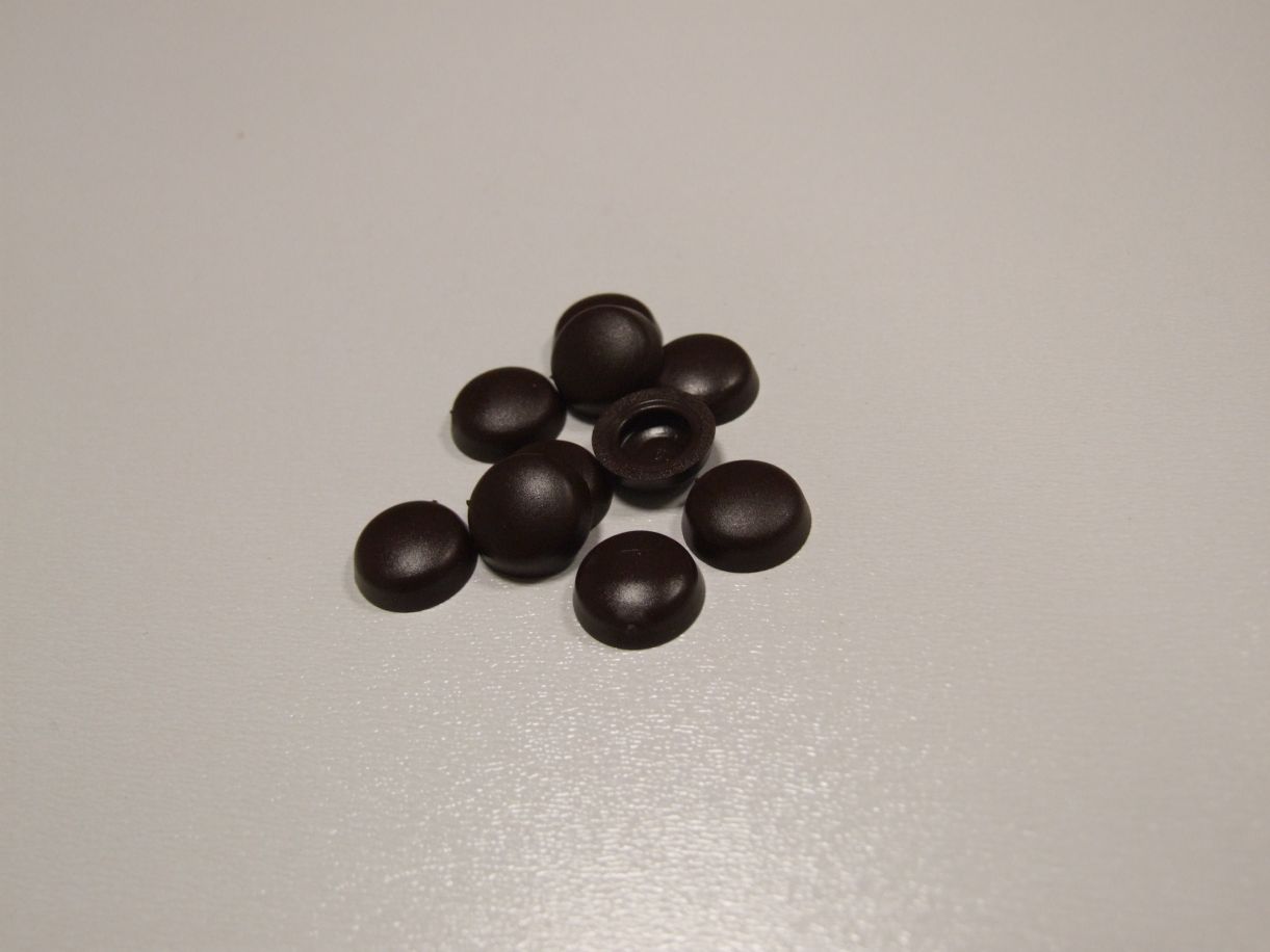 Kappe für Fensterbankschraube 

12x7x4mm dunkelbraun

