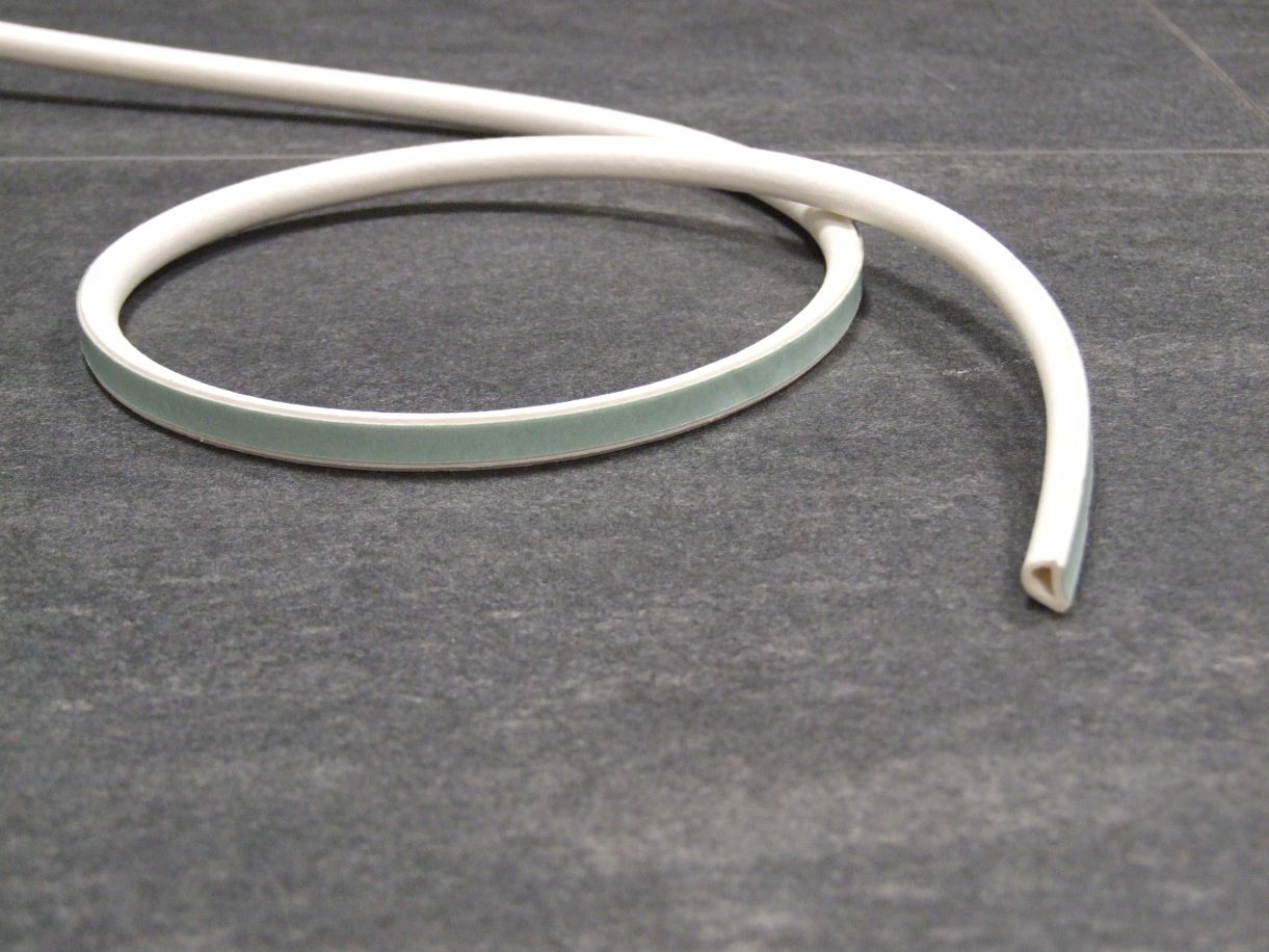 Dichtungsband selbstklebend Ellenflex D-Profil, 

4 bis 6/8 mm, weiß, 6003122

