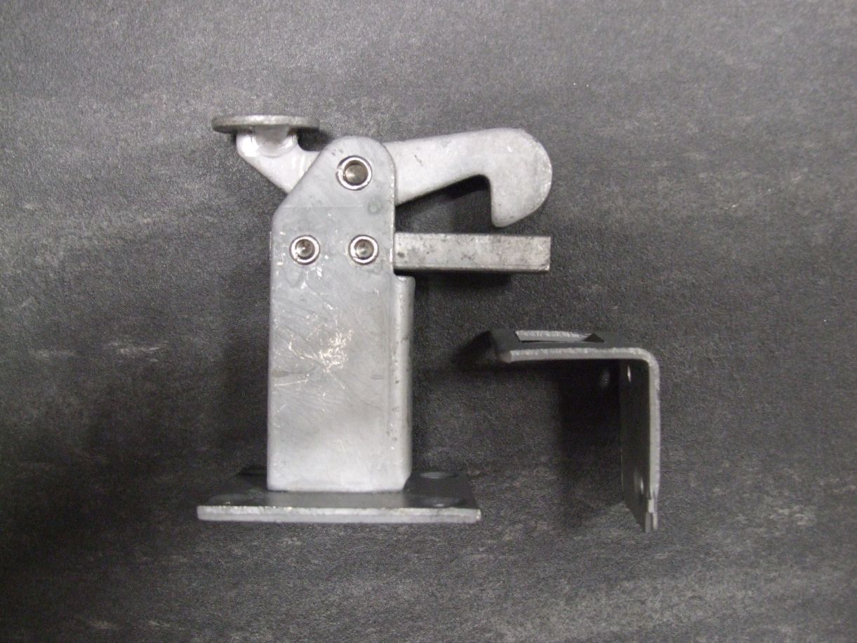 Torfeststeller für Bodenmontage , 

für die Befestigung auf dem Boden, 

95x65x50 mm, feuerverzinkt, 411763

