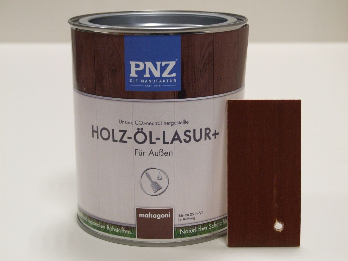 PNZ Holz-Öl-Lasur plus mahagoni, 0,75 l; 55225


