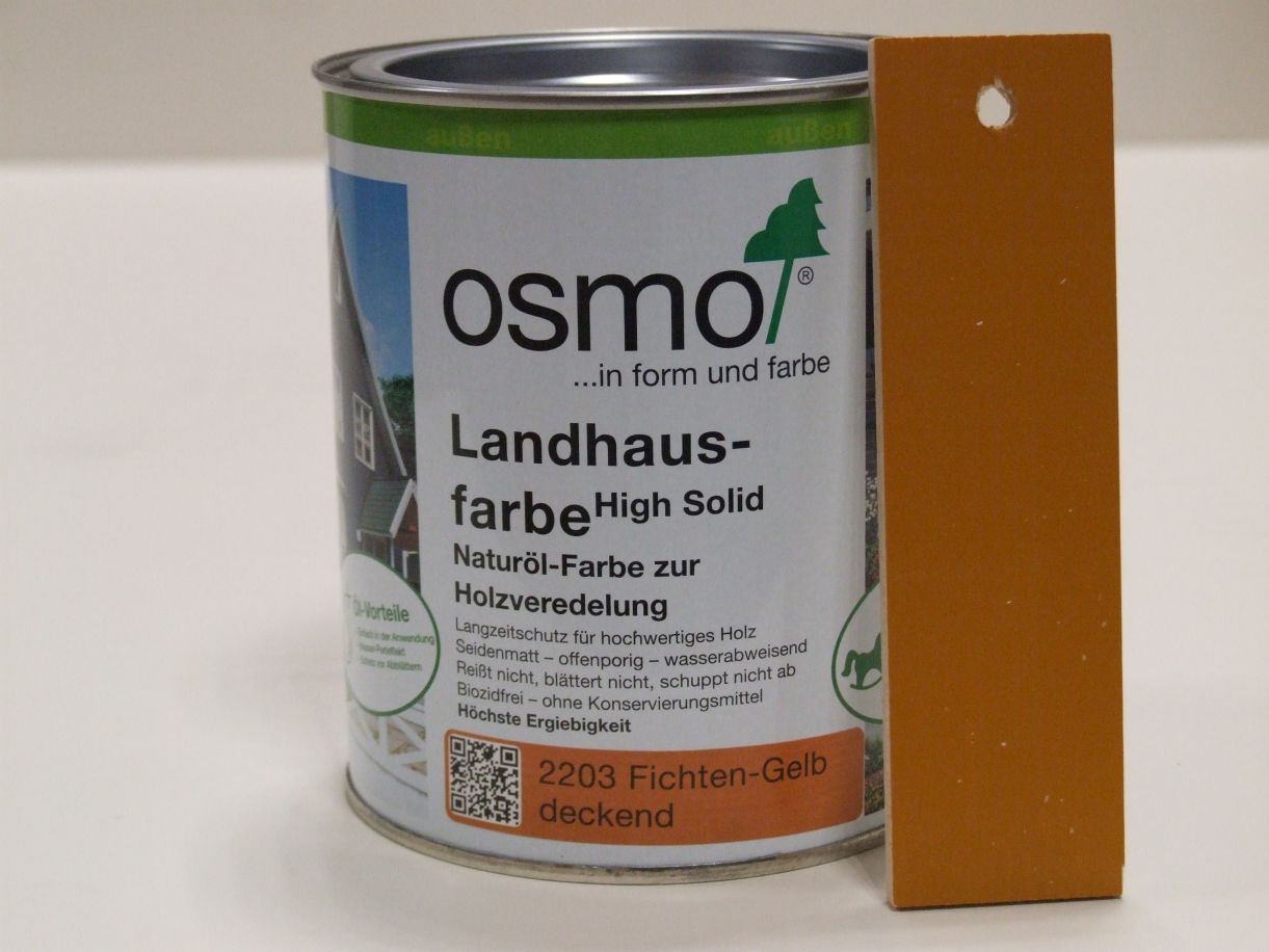 OSMO Landhausfarbe Fichten-Gelb 2203; 

0,75 l; 11400017

