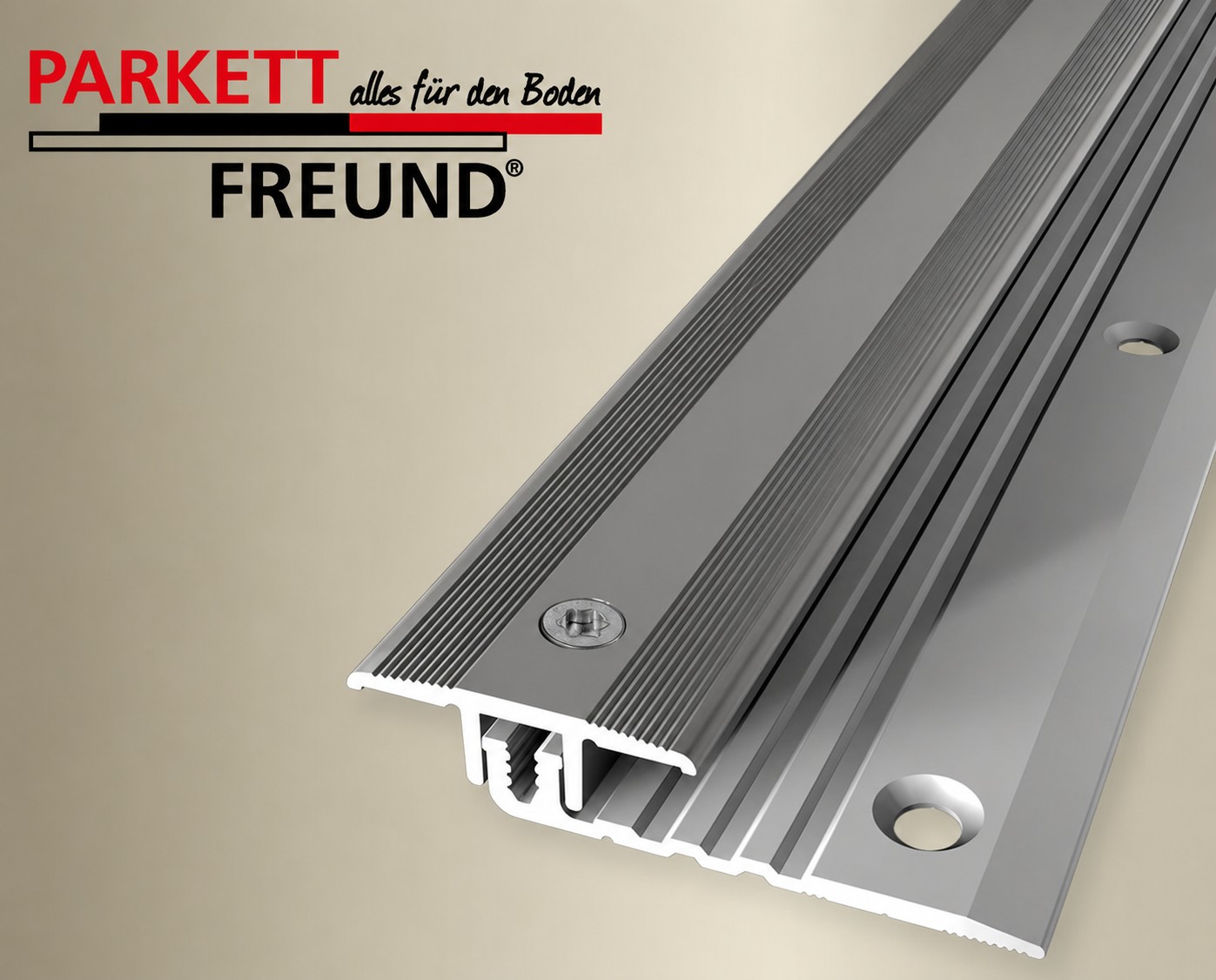 Combi Übergangs-Profil PF 378V 

für Vinyl-/Designbeläge Alu edelstahl 90 cm

Art. 19820902

