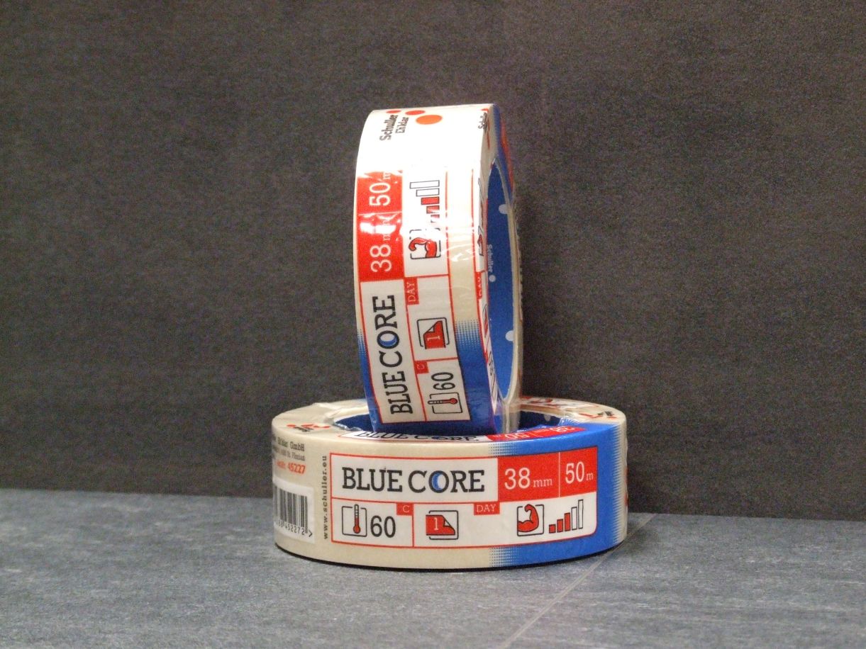 Feinkreppklebeband BLUE CORE,

38 mm x 50 m, 45227

