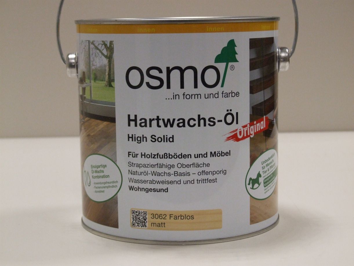OSMO Hartwachs-Öl Original

farblos matt 3062, 2,5 l; 10300050

