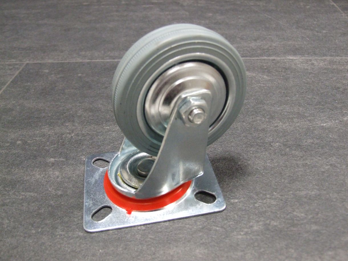 Gummi Lenkrolle 75mm, 50 kg; 234808

