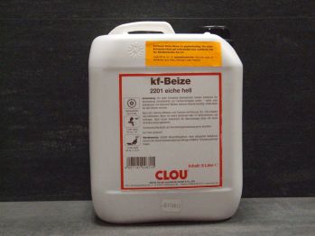 CLOUTH Kf-Beize Nr. 2201 Eiche hell, 

5 l-Gebinde, 2200.02201

*MHD überschritten*  Sonderpreis !

