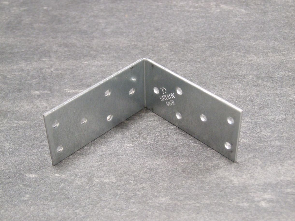 Winkel 80x80x40x2,0 mm, 

sendzimirverzinkt, 330644

