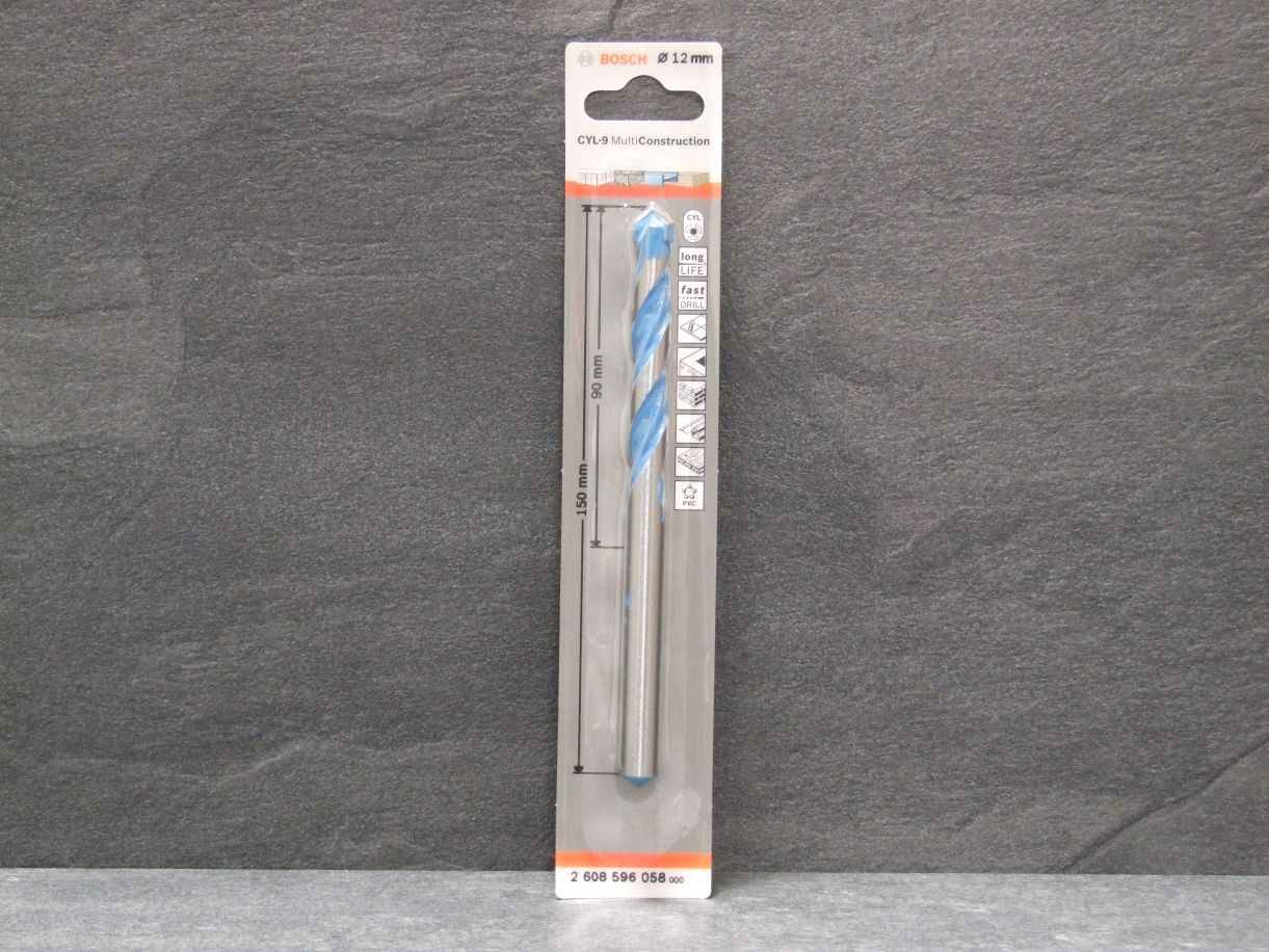 Mehrzweckbohrer CYL-9 Mulit Construction

12x90/150 mm, 2608596058

