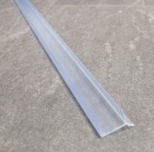 Sockelprofil 16 mm, Kunststoff transparent,

L=2,50 m 

