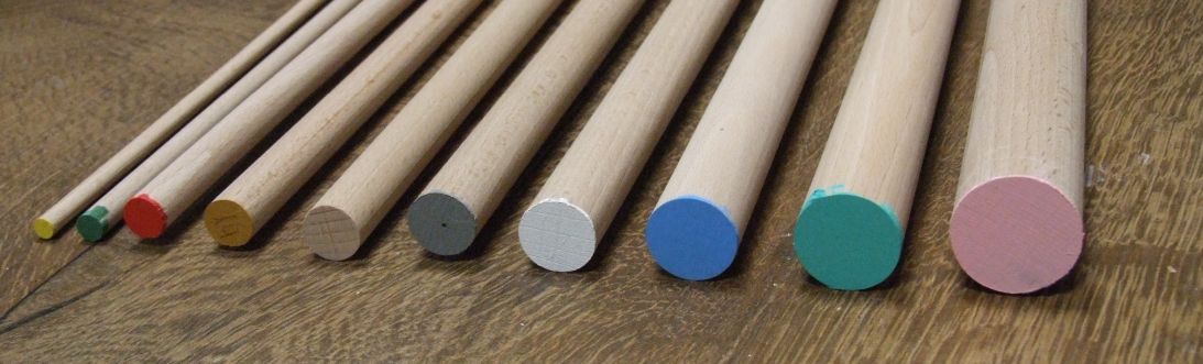 Rundstab glatt, Buche, 

16 mm, L=1000 mm, 504160P

