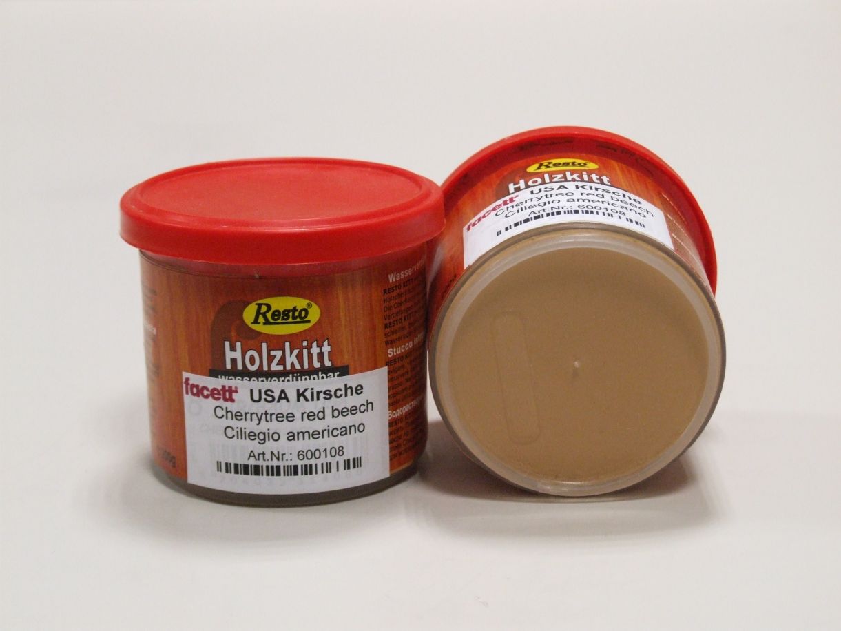 Resto Holzkitt Lärche/USA Kirsche, 200 g, 

wasserverdünnbar; 600108

