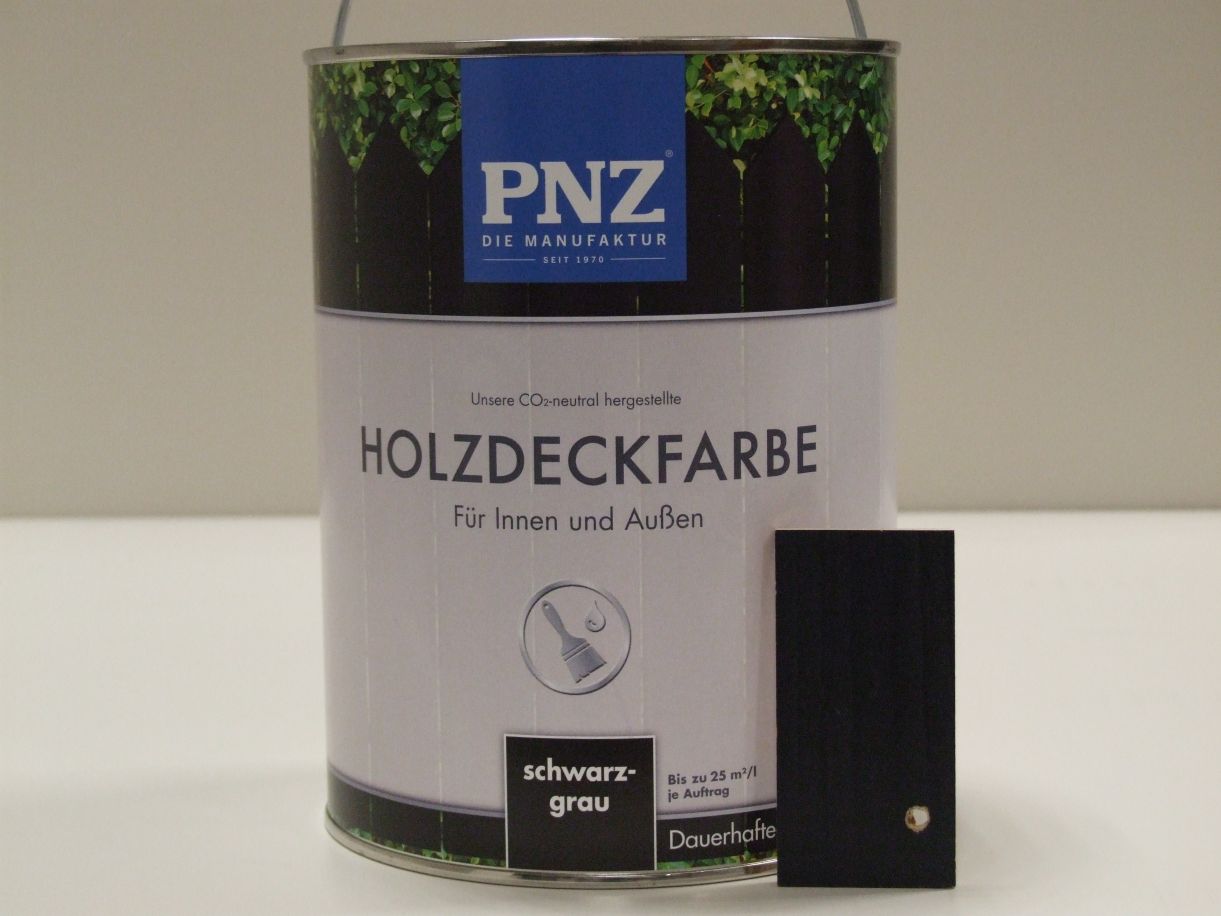 PNZ Holzdeckfarbe schwarzgrau, 2,5 l; 75020

