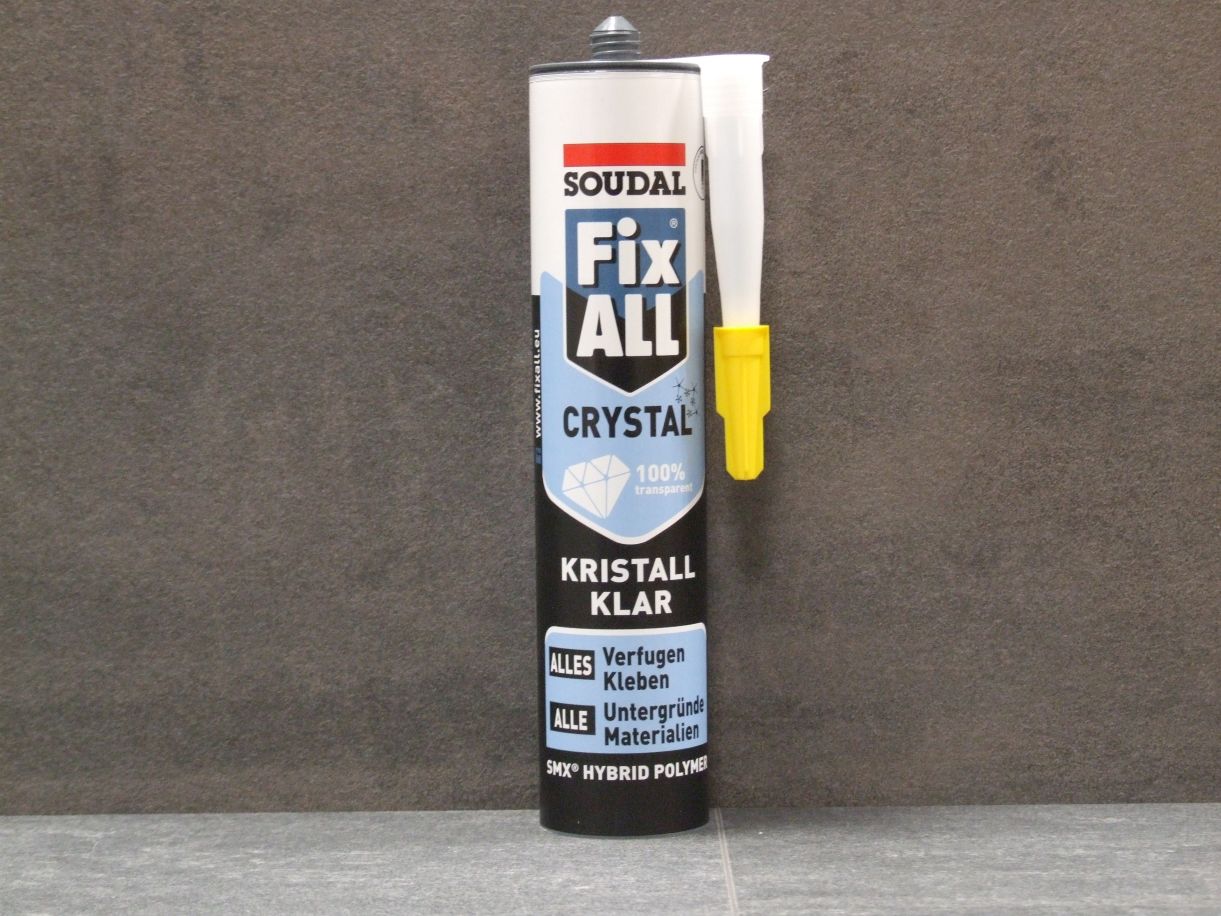 Soudal Fix All Crystal 1-K-Hybrid-Polymer- 

Dichtstoff, glasklar, 300 ml, 111104

