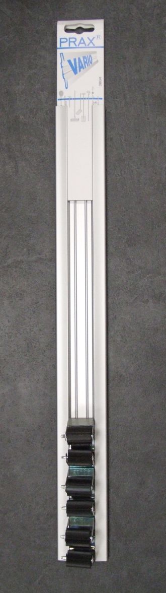 PRAX vario Gerätehalter-Schiene 

480 mm mit 3 Haltern 1-25; Vario


