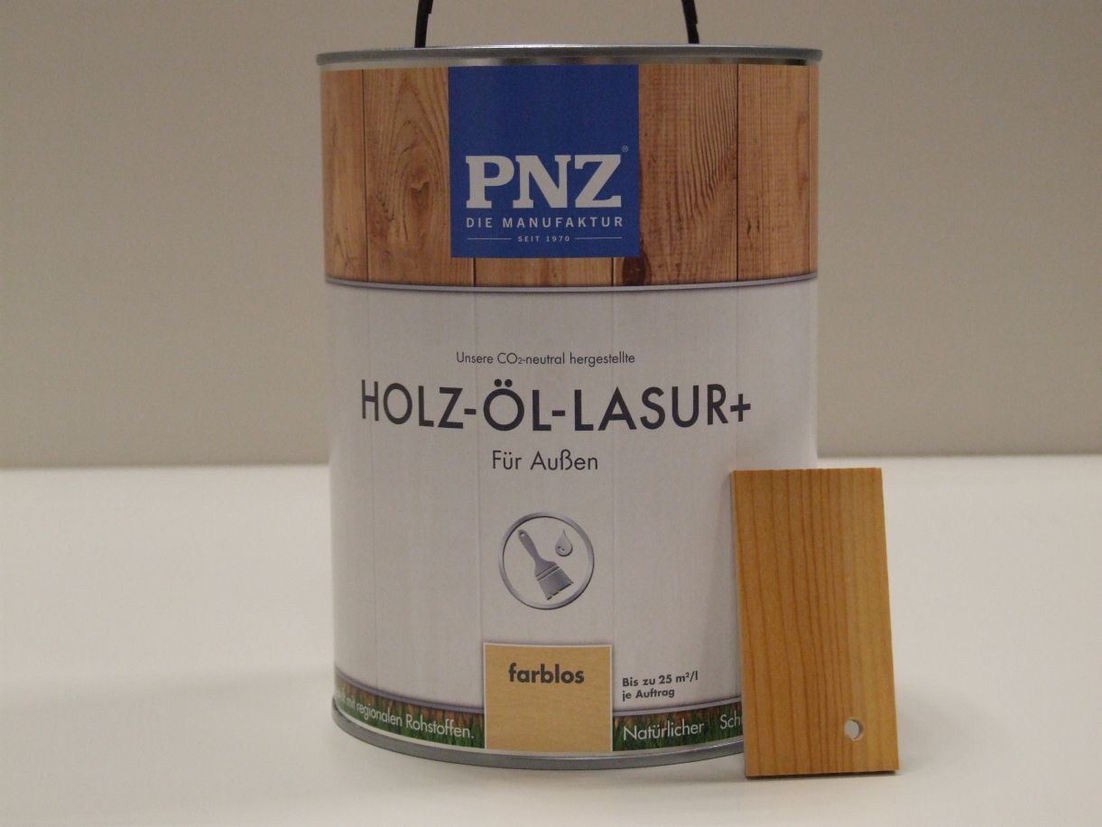 PNZ Holz-Öl-Lasur plus farblos, 2,5 l; 55205

