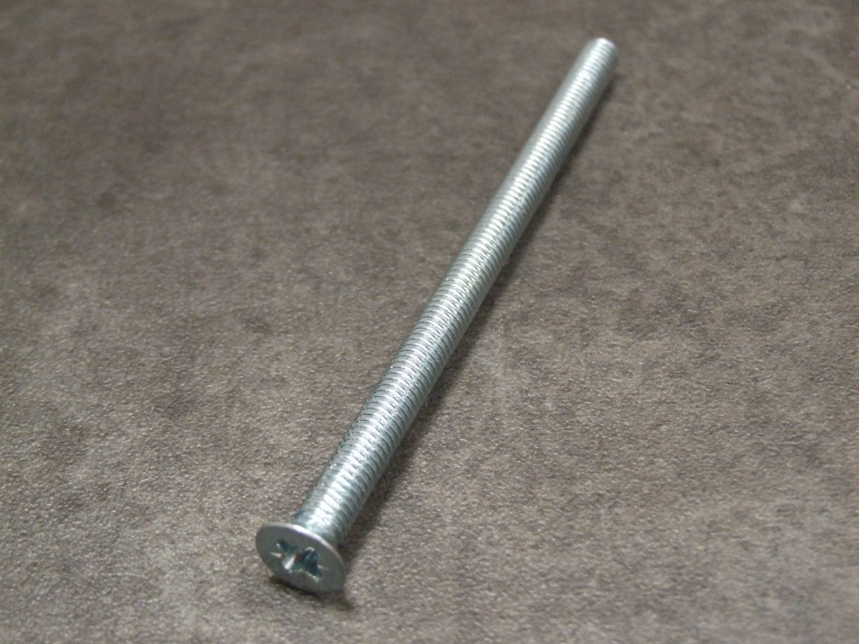 Gewindeschraube M6x100 mm, 

DIN 965, verzinkt, Senkkopf PZ

